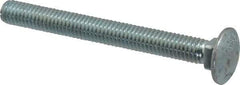 Value Collection - 3/8-16 UNC 3-1/2" Length Under Head, Standard Square Neck, Carriage Bolt - Grade 2 Steel, Zinc-Plated Finish - Strong Tooling