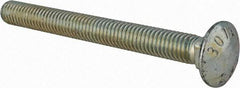 Value Collection - 3/8-16 UNC 3-3/4" Length Under Head, Standard Square Neck, Carriage Bolt - Grade 2 Steel, Zinc-Plated Finish - Strong Tooling