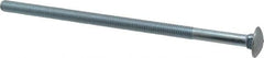 Value Collection - 3/8-16 UNC 8" Length Under Head, Standard Square Neck, Carriage Bolt - Grade 2 Steel, Zinc-Plated Finish - Strong Tooling