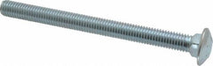 Value Collection - 1/2-13 UNC 6" Length Under Head, Standard Square Neck, Carriage Bolt - Grade 2 Steel, Zinc-Plated Finish - Strong Tooling