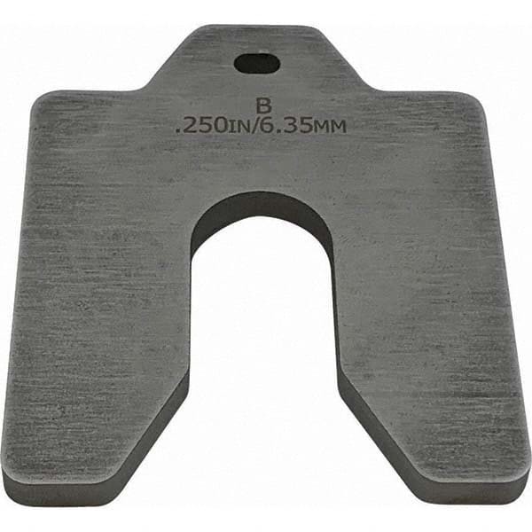 Maudlin Products - Metal Shim Stock Type: Slotted Shim Material: Stainless Steel - Strong Tooling