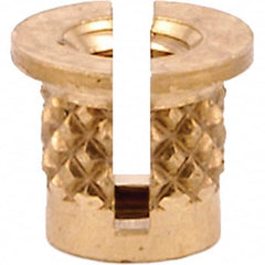 E-Z LOK - Press Fit Threaded Inserts Type: Flanged For Material Type: Plastic - Strong Tooling