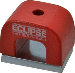 Eclipse - 1 Hole, 3/16" Hole Diam, 51/64" Overall Width, 1-3/16" Deep, 51/64" High, Alnico Power Magnets - 0.3" Pole Width, 550°C Max Operating Temp, Grade 5 Alnico - Strong Tooling