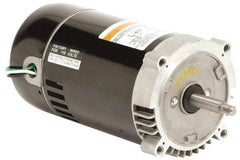 US Motors - 1.5 hp, ODP Enclosure, Auto Thermal Protection, 3,450 RPM, 115/230 Volt, 60 Hz, Industrial Electric AC/DC Motor - Size 56 Frame, C-Face Mount, 1 Speed, Ball Bearings, B Class Insulation, CW Lead End - Strong Tooling