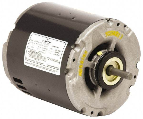 US Motors - 1/3 hp, ODP Enclosure, Auto Thermal Protection, 1,725 RPM, 115 Volt, 60 Hz, Industrial Electric AC/DC Motor - Size 56 Frame, Ring Mount, 2 Speed, SAB/Sleeve Bearings, 5.5/3.9 Full Load Amps, B Class Insulation, CCW Lead End - Strong Tooling