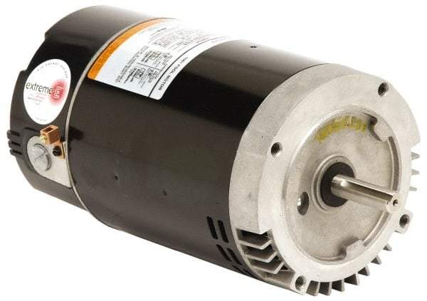 US Motors - 2 hp, ODP Enclosure, Auto Thermal Protection, 3,450 RPM, 230 Volt, 60 Hz, Industrial Electric AC/DC Motor - C-Face Mount, 1 Speed, Ball Bearings, B Class Insulation, CCW Drive End - Strong Tooling