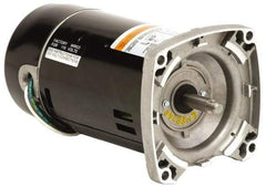 US Motors - 1 hp, ODP Enclosure, Auto Thermal Protection, 3,450 RPM, 208-230/115 Volt, 60 Hz, Industrial Electric AC/DC Motor - Size 56 Frame, C-Face Mount, 1 Speed, Ball Bearings, B Class Insulation, CCW Drive End - Strong Tooling