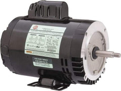 US Motors - 3/4 hp, ODP Enclosure, Auto Thermal Protection, 3,450 RPM, 115/208-230 Volt, 60 Hz, Industrial Electric AC/DC Motor - Size 56J Frame, J-Face/Rem Base Mount, 1 Speed, Ball Bearings, 11.0/5.4-5.5 Full Load Amps, B Class Insulation, CCW Drive End - Strong Tooling