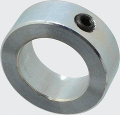 Climax Metal Products - 1-1/8" Bore, Steel, Set Screw Shaft Collar - 1-3/4" Outside Diam, 5/8" Wide - Strong Tooling