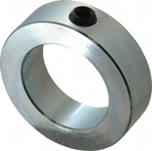 Climax Metal Products - 1-15/16" Bore, Steel, Set Screw Shaft Collar - 3" Outside Diam, 7/8" Wide - Strong Tooling