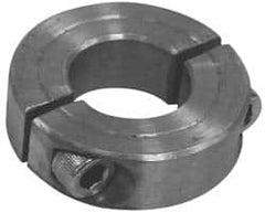 Climax Metal Products - 11/16" Bore, Steel, Two Piece Clamp Collar - 1-3/8" Outside Diam - Strong Tooling