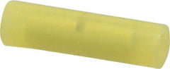 3M - 12 to 10 AWG Compatible, Nylon Fully Insulated, Crimp-On Butt Splice Terminal - 2 Wire Entries, Yellow - Strong Tooling