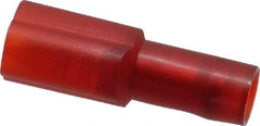 3M - 22 to 18 AWG, Nylon, Fully Insulated, Male Wire Disconnect - 3/16 Inch Wide Tab, Red, RoHS 2011/65/EU Compliant - Strong Tooling