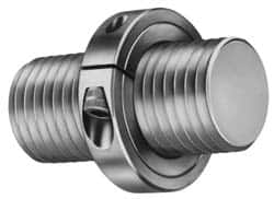 Climax Metal Products - 1-1/4-7 Thread, Stainless Steel, One Piece Threaded Shaft Collar - 2-1/16" Outside Diam, 1/2" Wide - Strong Tooling