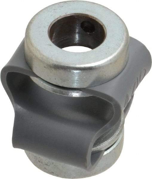 Huco - 3/8" Max Bore Diam, Flexible Flex P Double Loop Coupling - 27mm OD, Polyurethane - Strong Tooling