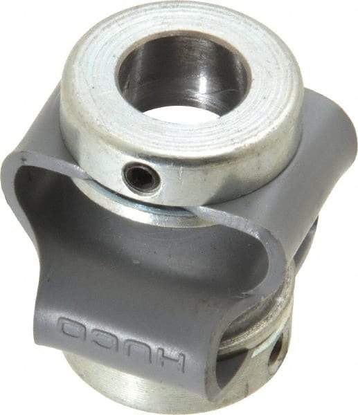 Huco - 3/8" Max Bore Diam, Flexible Flex P Double Loop Coupling - 27mm OD, Polyurethane - Strong Tooling