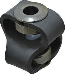 Huco - 1/2" Max Bore Diam, Flexible Flex P Double Loop Coupling - 56mm OD, Polyurethane - Strong Tooling