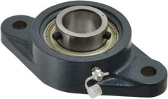 Value Collection - 5-9/16" OALBall Bearing Pillow Block - Cast Iron - Strong Tooling