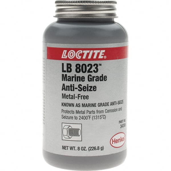 Loctite - 8 oz Brush Top Marine Grade Anti-Seize Lubricant - Calcium Sulfonate, 2,400°F - Strong Tooling