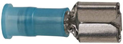 3M - 16 to 14 AWG, Nylon, Partially Insulated, Female Wire Disconnect - 1/4 Inch Wide Tab, Blue, RoHS 2011/65/EU Compliant - Strong Tooling