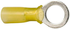 3M - 12-10 AWG Partially Insulated Crimp Connection Circular Ring Terminal - 3/8" Stud, Copper Contact - Strong Tooling