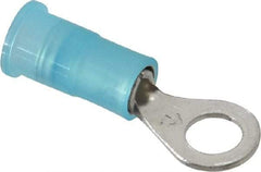 3M - 16-14 AWG Partially Insulated Crimp Connection Circular Ring Terminal - #10 Stud, Copper Contact - Strong Tooling