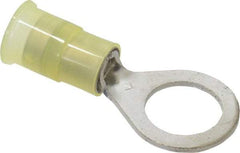 3M - 12-10 AWG Partially Insulated Crimp Connection Circular Ring Terminal - 3/8" Stud, Copper Contact - Strong Tooling