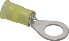 3M - 12-10 AWG Partially Insulated Crimp Connection Circular Ring Terminal - 5/16" Stud, Copper Contact - Strong Tooling