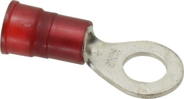 3M - 8-8 AWG Partially Insulated Crimp Connection Circular Ring Terminal - 5/16" Stud, Copper Contact - Strong Tooling