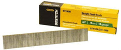 Stanley Bostitch - 18 Gauge 3/4" Long Brad Nails for Power Nailers - Steel, Galvanized Finish, Brad Head, Chisel Point - Strong Tooling