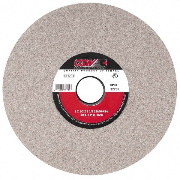 Camel Grinding Wheels - 14" Diam x 5" Hole x 2" Thick, K Hardness, 60 Grit Surface Grinding Wheel - Strong Tooling