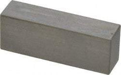 Mitutoyo - 0.5" Rectangular Steel Gage Block - Accuracy Grade 0, Includes Certificate of Inspection - Strong Tooling