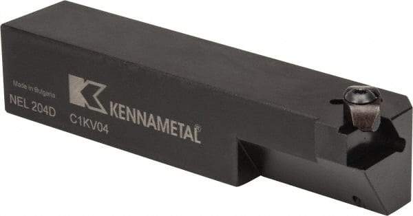 Kennametal - Internal/External Thread, Left Hand Cut, 1-1/4" Shank Width x 1-1/4" Shank Height Indexable Threading Toolholder - 6" OAL, N.4R Insert Compatibility, NE Toolholder, Series Top Notch - Strong Tooling