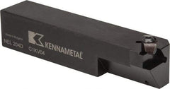 Kennametal - Internal/External Thread, Left Hand Cut, 1-1/4" Shank Width x 1-1/4" Shank Height Indexable Threading Toolholder - 6" OAL, N.4R Insert Compatibility, NE Toolholder, Series Top Notch - Strong Tooling