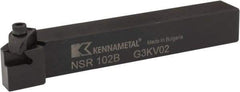 Kennametal - External Thread, Right Hand Cut, 5/8" Shank Width x 5/8" Shank Height Indexable Threading Toolholder - 4-1/2" OAL, N.2R Insert Compatibility, NS Toolholder, Series Top Notch - Strong Tooling