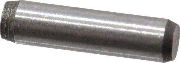 Made in USA - 3/32" Diam x 3/8" Pin Length 416 Stainless Steel Precision Dowel Pin - Passivated Finish, C 36-42 Hardness, 2 Beveled End - Strong Tooling