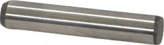 Made in USA - 3/16" Diam x 1" Pin Length 416 Stainless Steel Precision Dowel Pin - Passivated Finish, C 36-42 Hardness, 2 Beveled End - Strong Tooling