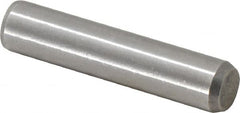 Made in USA - 3/8" Diam x 1-3/4" Pin Length 416 Stainless Steel Precision Dowel Pin - Passivated Finish, C 36-42 Hardness, 2 Beveled End - Strong Tooling