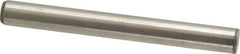 Made in USA - 3/8" Diam x 3-1/2" Pin Length 416 Stainless Steel Precision Dowel Pin - Passivated Finish, C 36-42 Hardness, 2 Beveled End - Strong Tooling