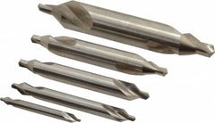 Keo - 5 Piece, #1 to 5, Plain Edge, Cobalt Combo Drill & Countersink Set - Strong Tooling