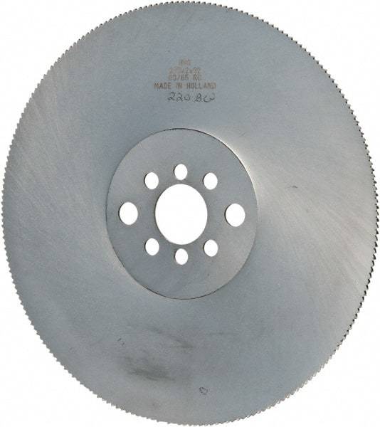 Kinkelder Saw - 225mm Blade Diam, 220 Teeth, High Speed Steel Cold Saw Blade - 32mm Arbor Hole Diam, 2mm Blade Thickness - Strong Tooling