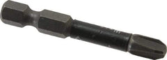 Wera - #3 Phillips Screwdriver Bit - 1/4" Hex Drive, 2" OAL - Strong Tooling