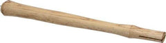 Made in USA - 14" Long Replacement Handle for Blacksmith Hammers - 1-3/16" Eye Length x 11/16" Eye Width, Hickory, Material Grade Type B - Strong Tooling