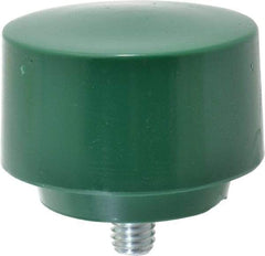 NUPLA - 2-1/2" Face Diam, Grade Tough, Green Hammer Tip/Face - Plastic - Strong Tooling