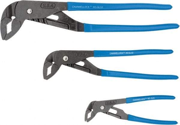 Channellock - 3 Piece Tongue & Groove Plier Set - Comes in Display Card - Strong Tooling