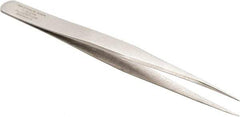 Aven - 4-1/4" OAL 3C-SA Precision Tweezers - Straight, Subminiature Assembly - Strong Tooling