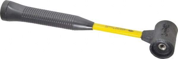 NUPLA - 1 Lb Head 1-1/2" Face Composite Nonmarring Hammer without Faces - Fiberglass Handle - Strong Tooling