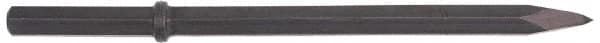 Ingersoll-Rand - 14" OAL, 1-1/8" Shank Diam, Moil Point Chisel - Hex Drive, Hex Shank, Steel - Strong Tooling