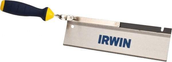 Irwin - 10" High Carbon Steel Blade Dovetail Saw - Plastic Handle, Ergonomic, 17-1/4" OAL - Strong Tooling