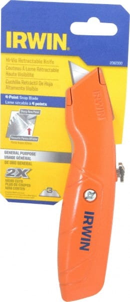 Irwin - Retractable Blade Utility Knife - Strong Tooling